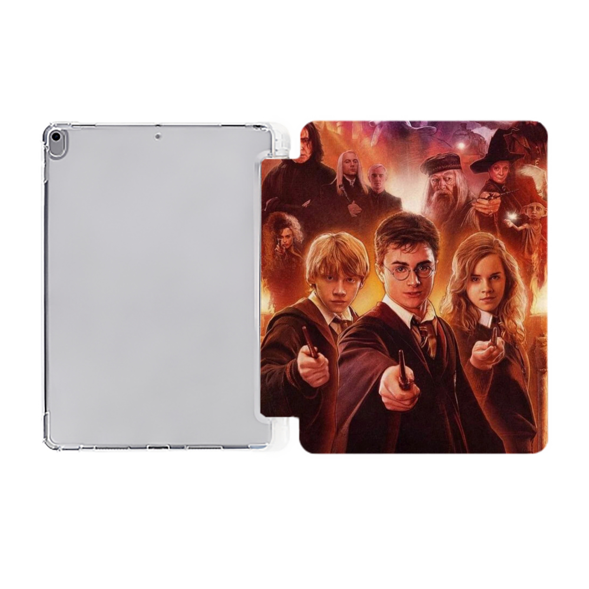 （画像用） Harry Potter ハリー・ポッターシリーズ IPad ケース ペン収納付き 三つ折りスタンド PUレザー×シリコン 対応機種9.5/10.5/10.9インチ